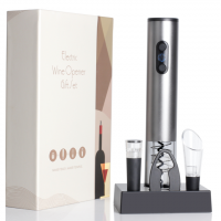 Punjivi električni otvarač za vino - set 04320
